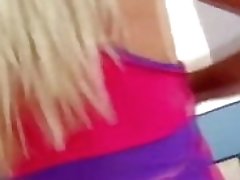 Retro Blonde Babe Getting Down On Dick Fucking Session