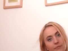 Blonde Bitch Iva On First Casting 24 Min