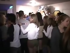 College Teen Gives Head As Others Watch